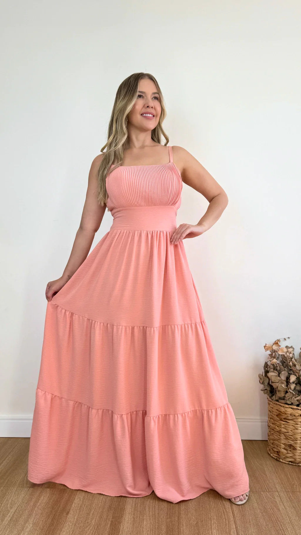 VESTIDO QUEZIA LISO (VÁRIAS CORES DISPONÍVEIS)