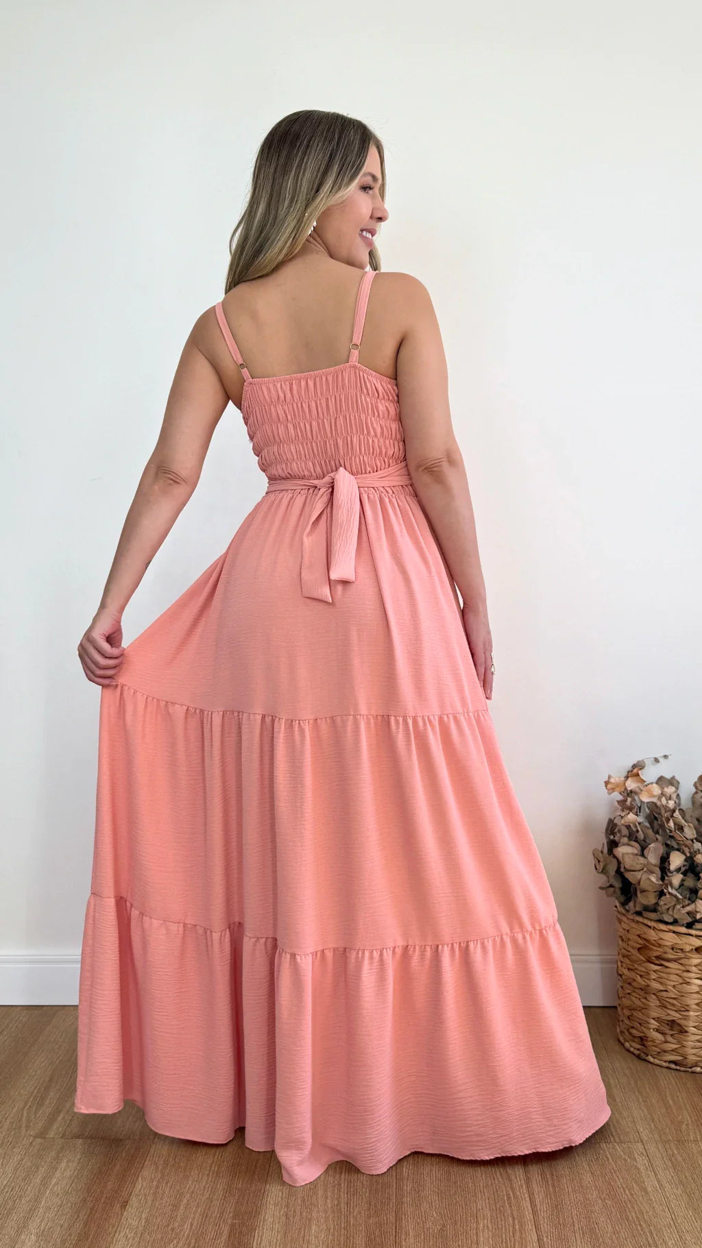 VESTIDO QUEZIA LISO (VÁRIAS CORES DISPONÍVEIS)