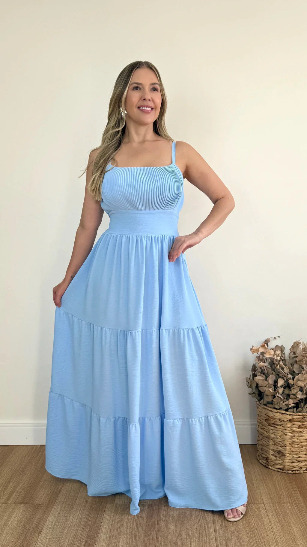 VESTIDO QUEZIA LISO (VÁRIAS CORES DISPONÍVEIS)