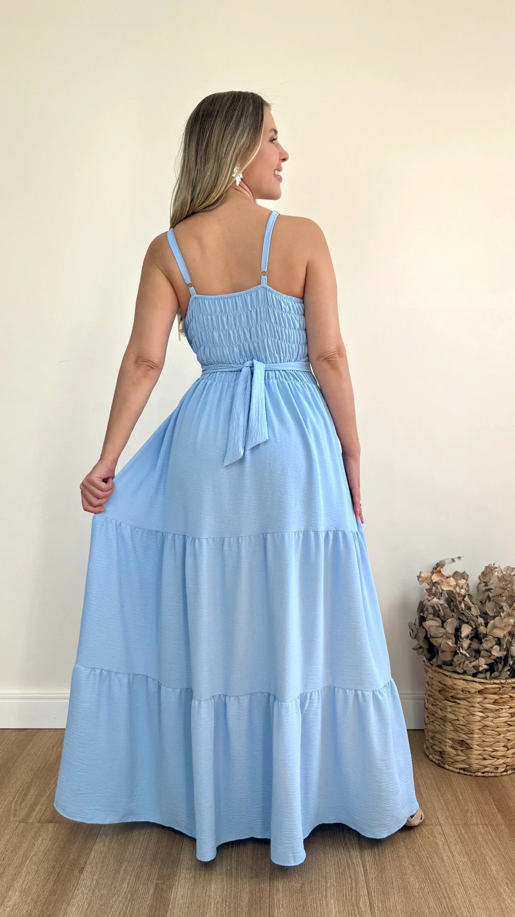 VESTIDO QUEZIA LISO (VÁRIAS CORES DISPONÍVEIS)