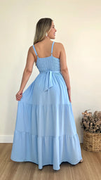 VESTIDO QUEZIA LISO (VÁRIAS CORES DISPONÍVEIS)