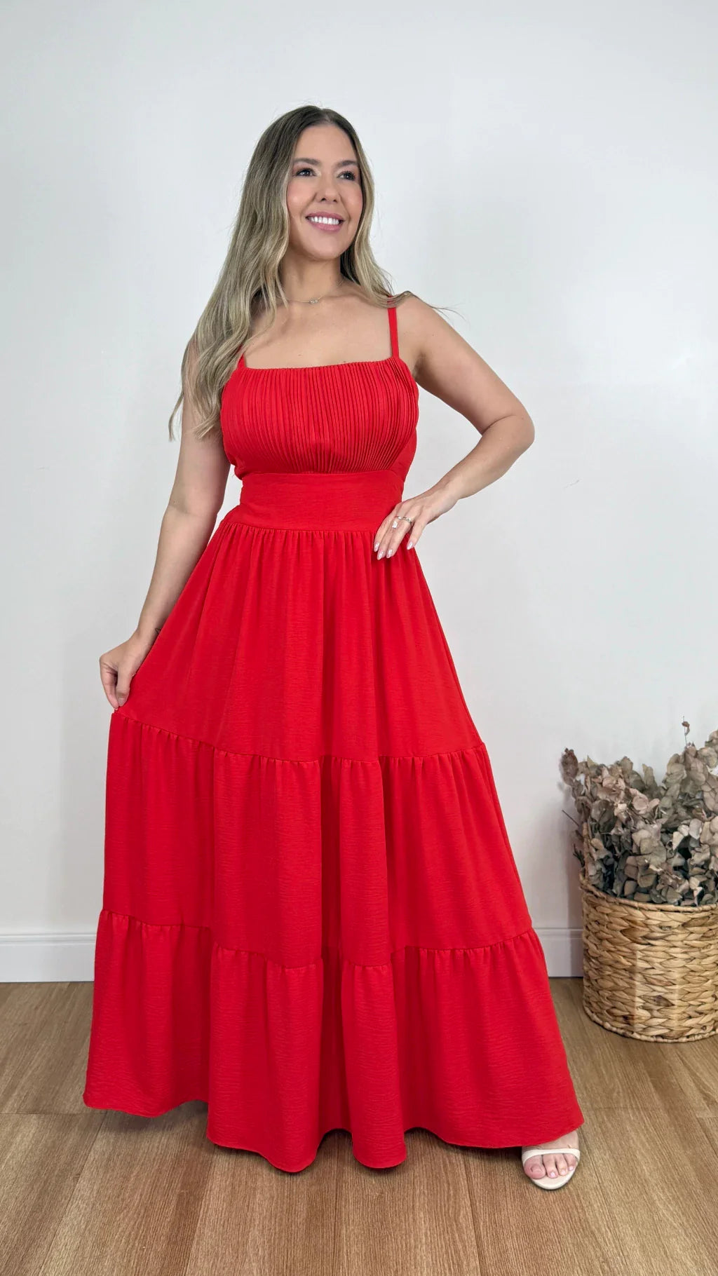 VESTIDO QUEZIA LISO (VÁRIAS CORES DISPONÍVEIS)